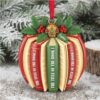 Personalized Snoopy Book Sleigh Christmas Ornament Personalized Snoopy Book Sleigh Christmas Ornament