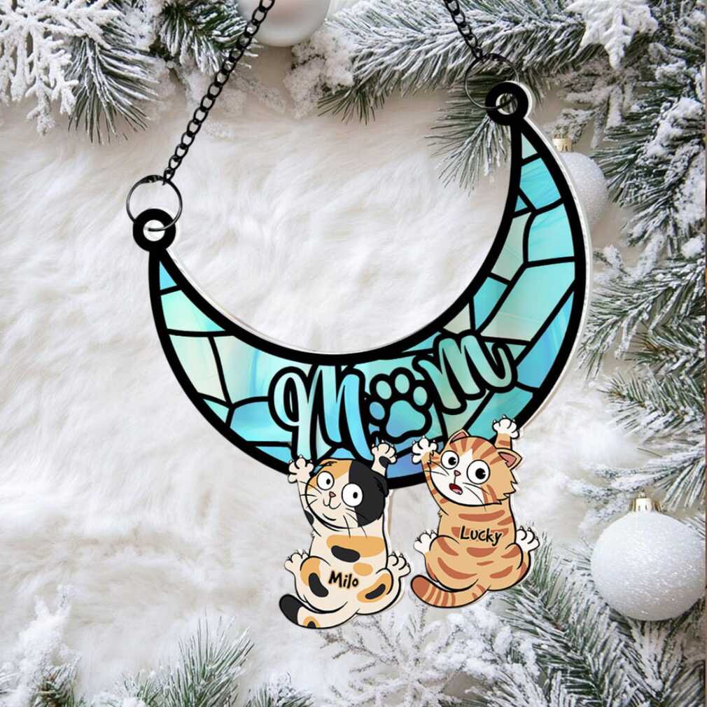 Personalized Gifts For Cat Lovers Suncatcher Window Hanging Ornaments Personalized Gifts For Cat Lovers Suncatcher Window Hanging Ornaments