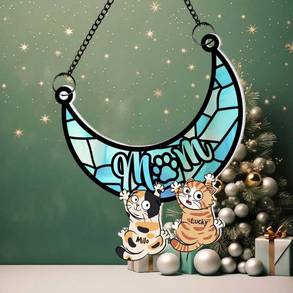 Personalized Gifts For Cat Lovers Suncatcher Window Hanging Ornaments Personalized Gifts For Cat Lovers Suncatcher Window Hanging Ornaments