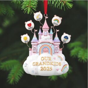 Personalized Gifts For Christmas, Balloon Family Acrylic Ornament 01nata061025