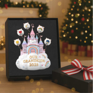 Personalized Gifts For Christmas, Balloon Family Acrylic Ornament 01nata061025