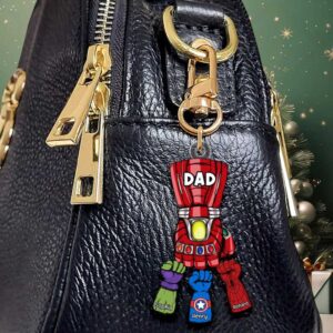 Personalized Gifts For Dad Keychain 02qhqn170523ha Fist Bump