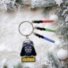 Personalized Gifts For Dad Keychain With Buds Charm Personalized Gifts For Dad Keychain With Buds Charm