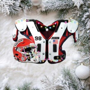 Personalized Gifts For Football Player Christmas Ornament 06bhhn2110 USA Shoulder Pads and Helmet Personalized Gifts For Football Player Christmas Ornament 06bhhn2110 USA Shoulder Pads and Helmet