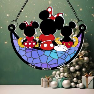 Personalized Gifts For Mom Suncatcher Ornament 06nadt260424