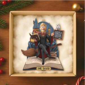 Personalized Gifts For Teacher Christmas Ornament 01natn031025