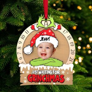 Personalized Grandma Raising Her Rugrats Crystal Ornament