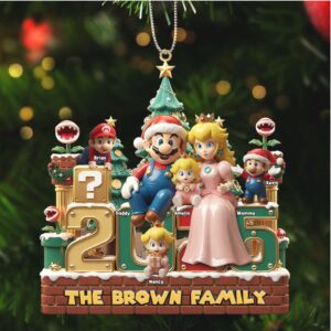 Personalized Grinch Couple Christmas Ornament