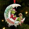 Personalized Naughty Santa Couple Christmas Ornament Personalized Naughty Santa Couple Christmas Ornament