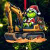 Personalized Grinch in FedEx Delivery Truck Christmas Ornament Personalized Grinch in FedEx Delivery Truck Christmas Ornament