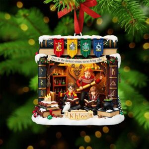 Personalized Harry Potter Christmas Ornament