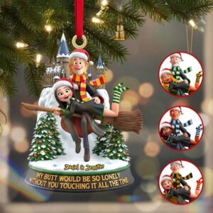 Personalized Harry Potter Inspired Christmas Ornament