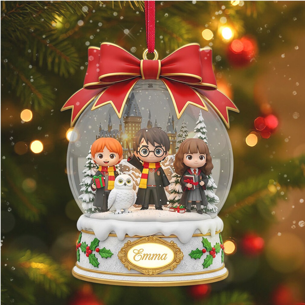 Personalized Harry, Ron, and Hermione Christmas Ornament Personalized Harry, Ron, and Hermione Christmas Ornament