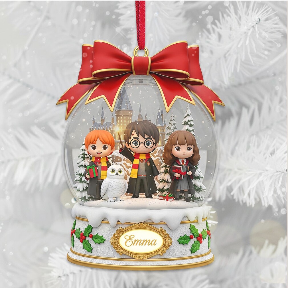 Personalized Harry, Ron, and Hermione Christmas Ornament Personalized Harry, Ron, and Hermione Christmas Ornament