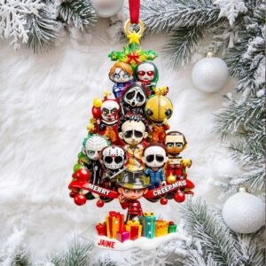 Personalized Horror Characters Christmas Ornament