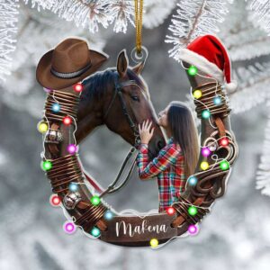 Personalized Horse Ornament Christmas 2025