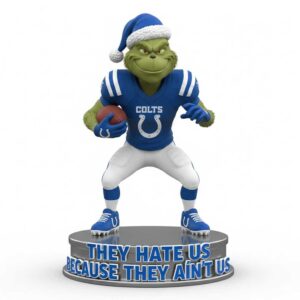 Personalized Indianapolis Colts Grinch Christmas Ornament