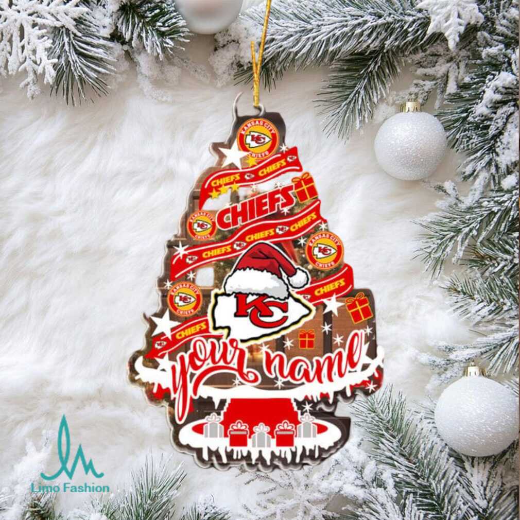 Personalized Kansas City Chiefs Christmas Ornament Personalized Kansas City Chiefs Christmas Ornament