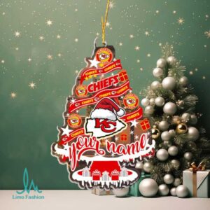 Personalized Kansas City Chiefs Christmas Ornament