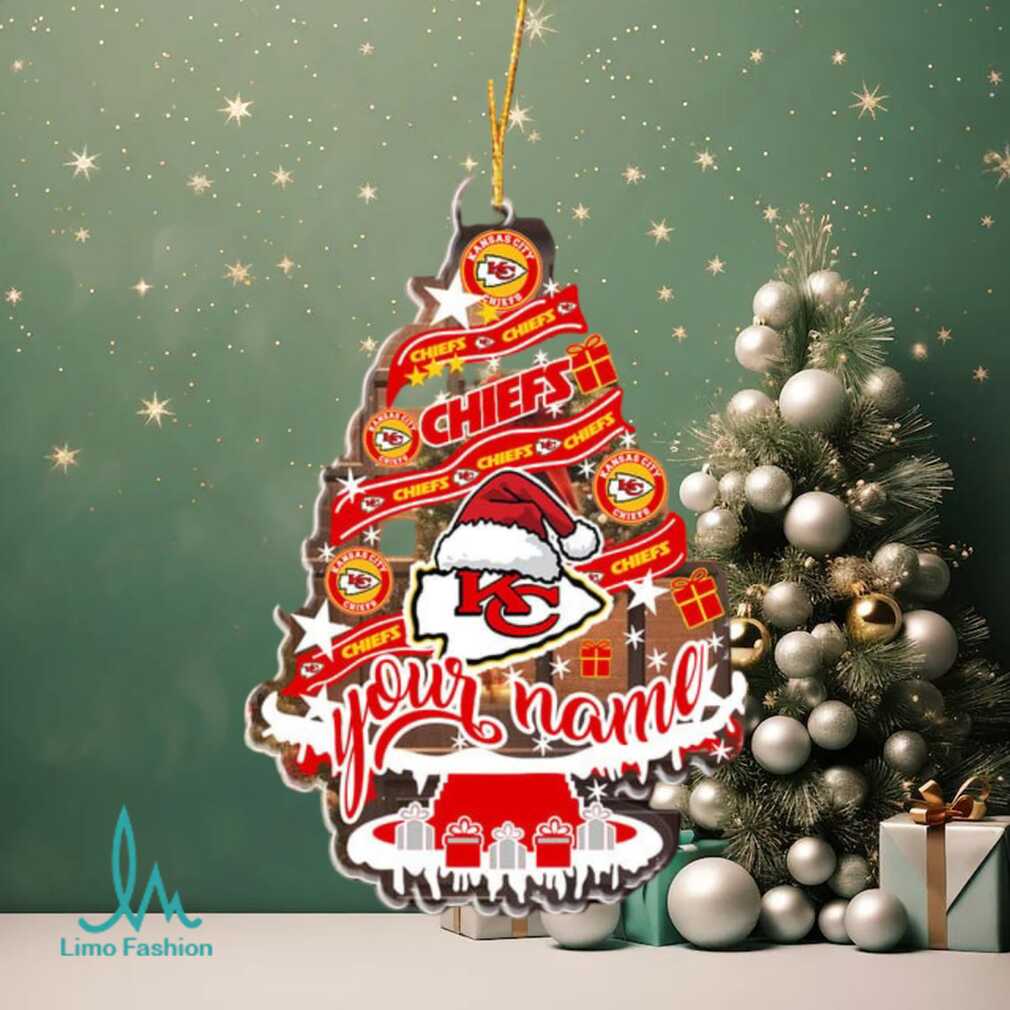 Personalized Kansas City Chiefs Christmas Ornament Personalized Kansas City Chiefs Christmas Ornament