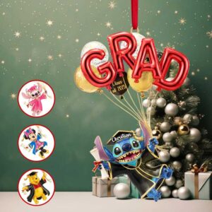 Personalized Lilo & Stitch Graduation Keepsake Ornament
