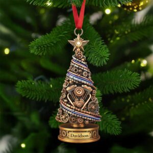 Personalized Mechanic Christmas Ornament
