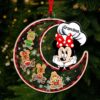 Personalized Minnie Mouse Christmas Ornament Custom Name & Initial D Personalized Minnie Mouse Christmas Ornament Custom Name & Initial D