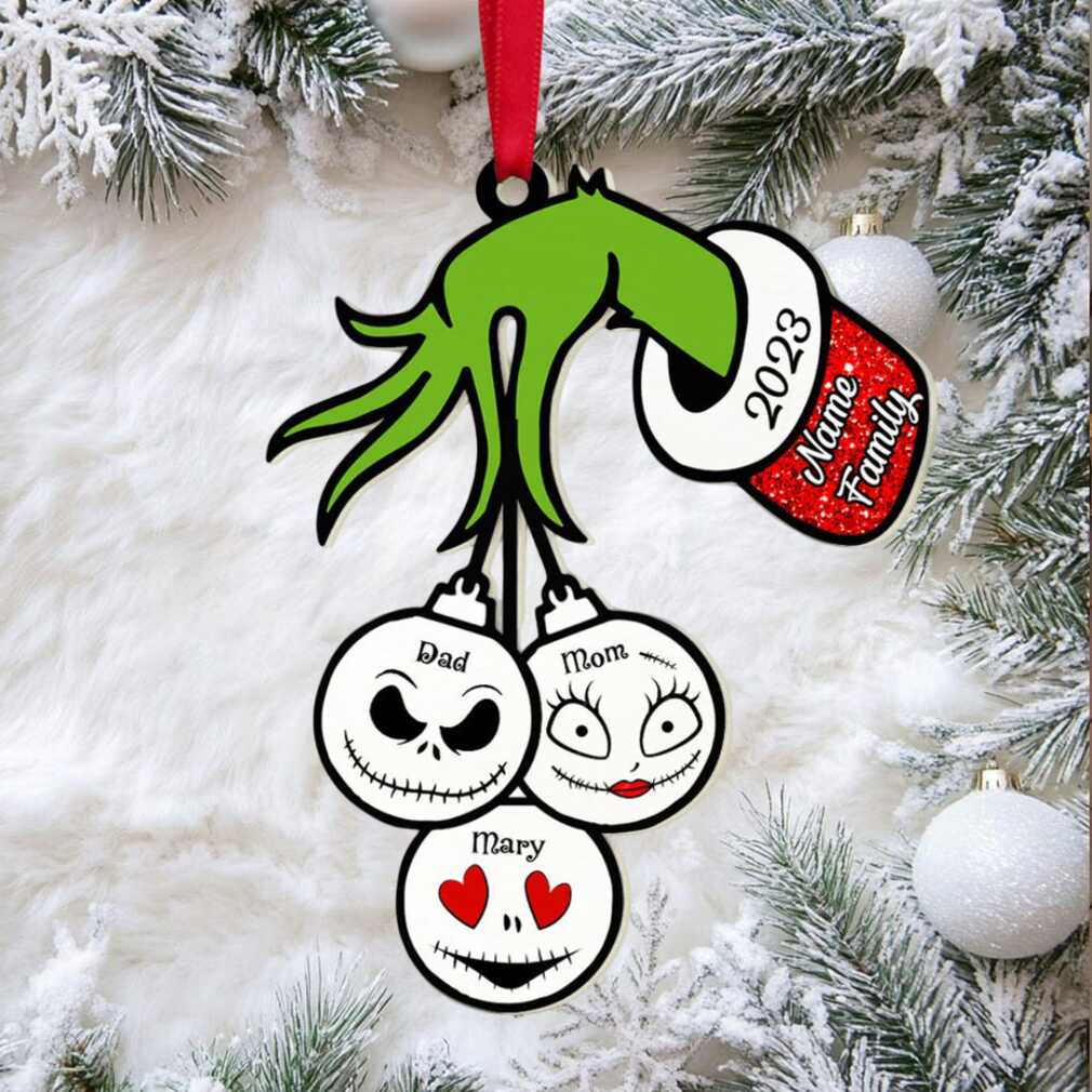 Personalized Monster Family Ornament, Christmas Acrylic Ornament, Gift For Family, Christmas Decor Personalized Monster Family Ornament, Christmas Acrylic Ornament, Gift For Family, Christmas Decor