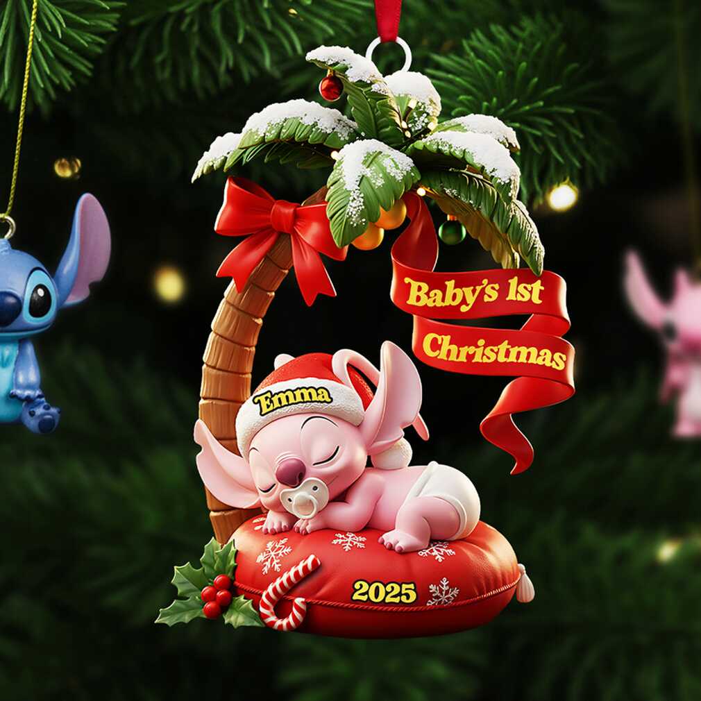 Personalized Naughty Santa Couple Christmas Ornament Personalized Naughty Santa Couple Christmas Ornament