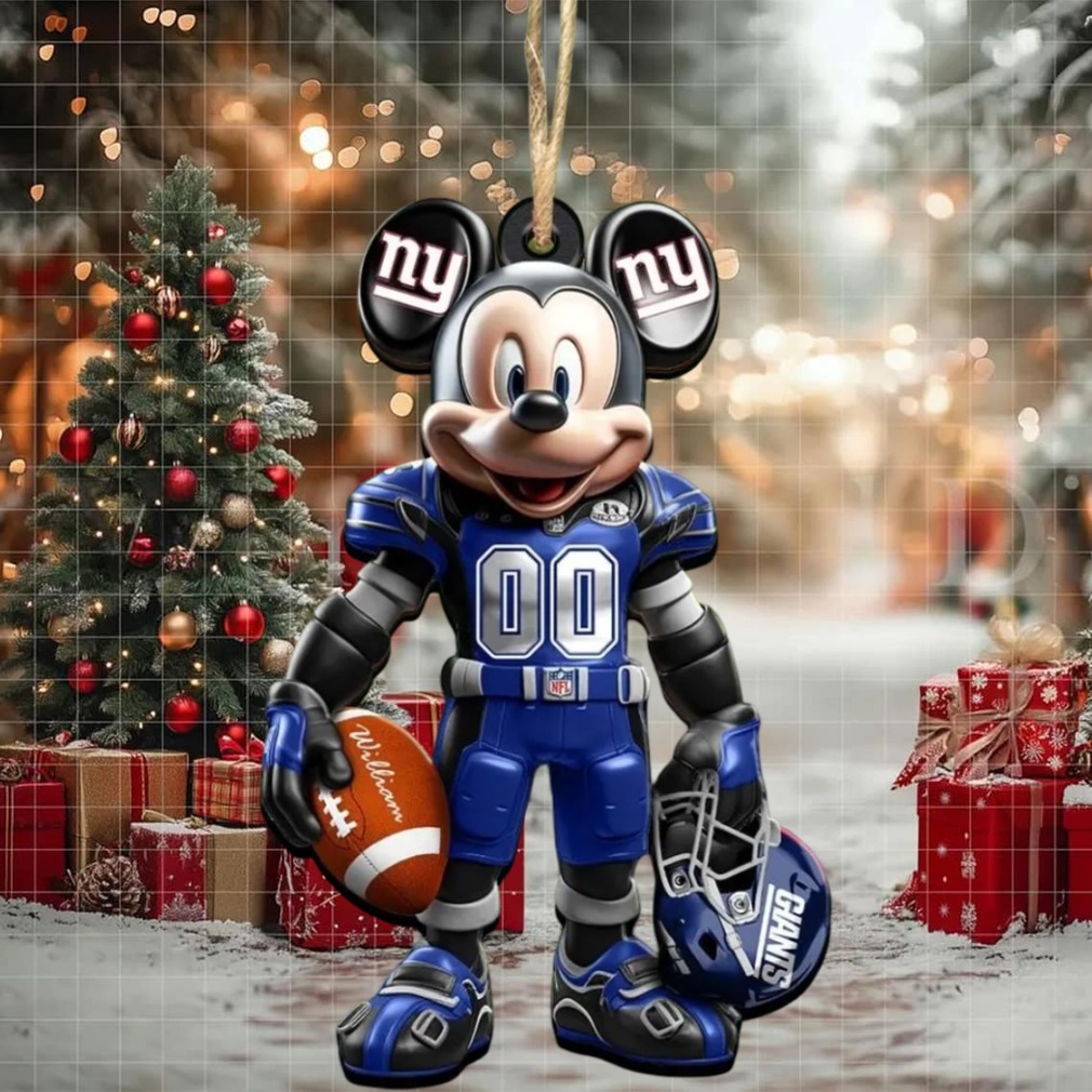 Personalized New York Team Giantss Sport Christmas Ornament, For Football Fan Personalized New York Team Giantss Sport Christmas Ornament, For Football Fan