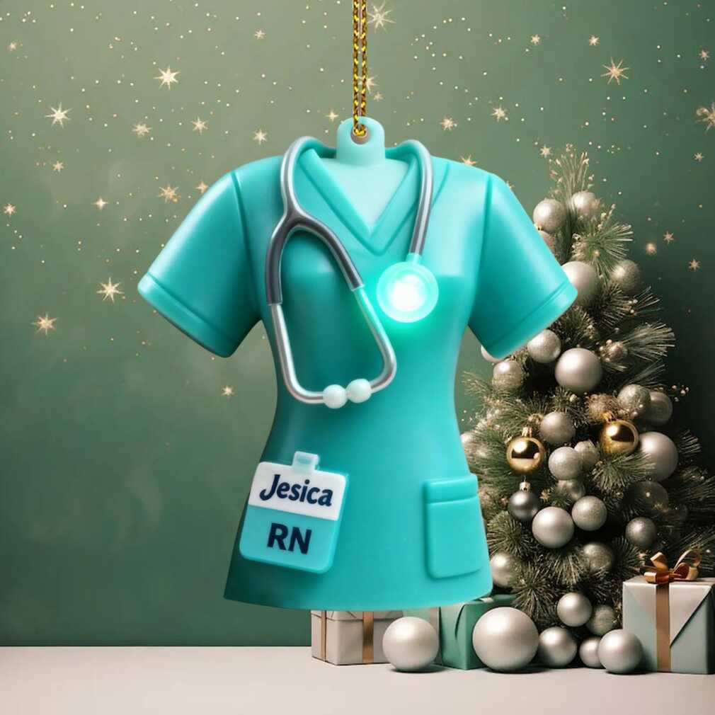 Close-up of RN Medical Staff Holiday Keepsake ornament