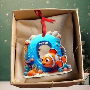 Personalized Oliver Clownfish Ornament