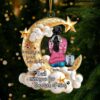 Personalized Pebbles and Bamm Bamm Kissing Ornament Personalized Pebbles and Bamm Bamm Kissing Ornament