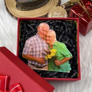 Personalized Photo Ornament for Couples