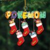 Personalized Photo Projection Christmas Snowflake Ornament Personalized Photo Projection Christmas Snowflake Ornament