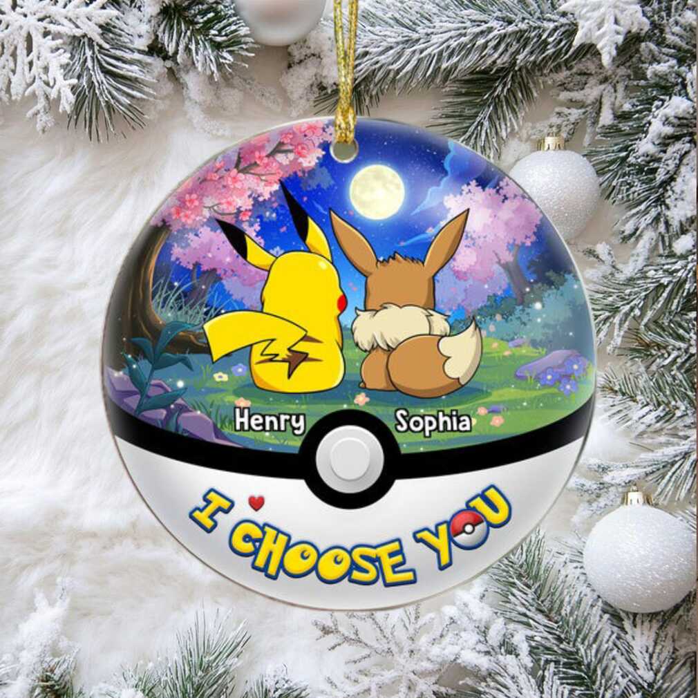 Personalized Pokémon I Choose You Christmas Ornament Personalized Pokémon I Choose You Christmas Ornament