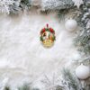 Personalized Firefighter Labubu Christmas Ornament Personalized Firefighter Labubu Christmas Ornament