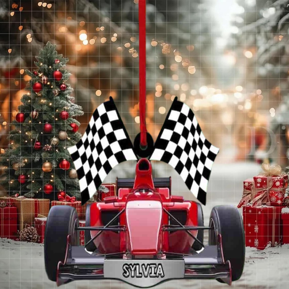 Personalized Racing Car F1 Christmas Formular Car Ornament Flat 2D F1 Car Tree Decoration Ornament Gift For Car Lover Personalized Racing Car F1 Christmas Formular Car Ornament Flat 2D F1 Car Tree Decoration Ornament Gift For Car Lover