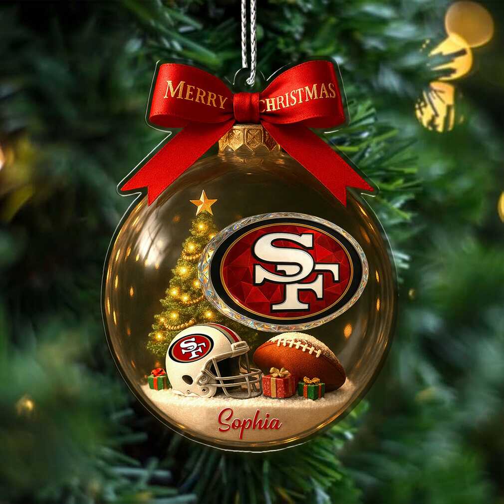 Personalized San Francisco 49ers Christmas Ornament Personalized San Francisco 49ers Christmas Ornament