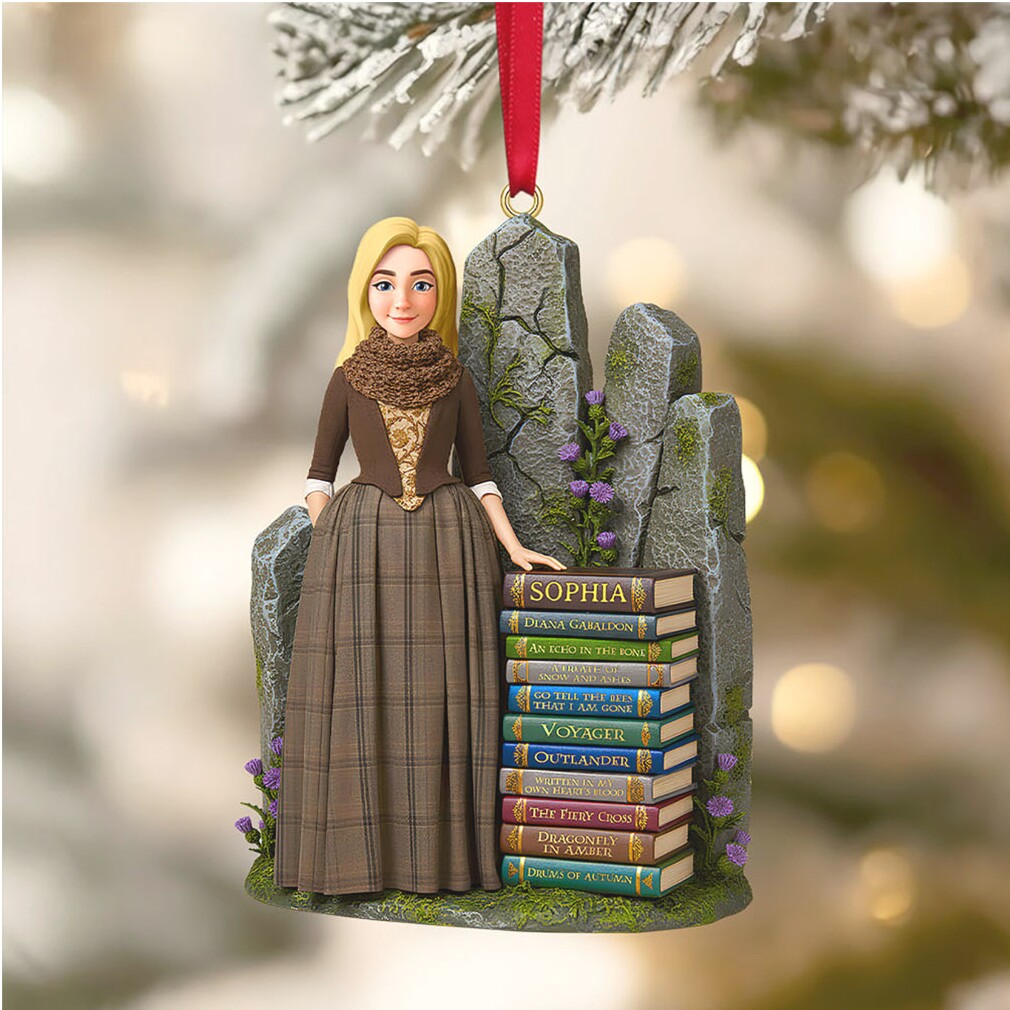 Personalized Sophia Book Lover Christmas Ornament Personalized Sophia Book Lover Christmas Ornament