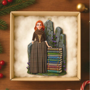 Personalized Sophia Book Lover Christmas Ornament