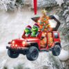 Personalized Family of Three Grinch Christmas Ornament, Custom Name & Year Personalized Family of Three Grinch Christmas Ornament, Custom Name & Year