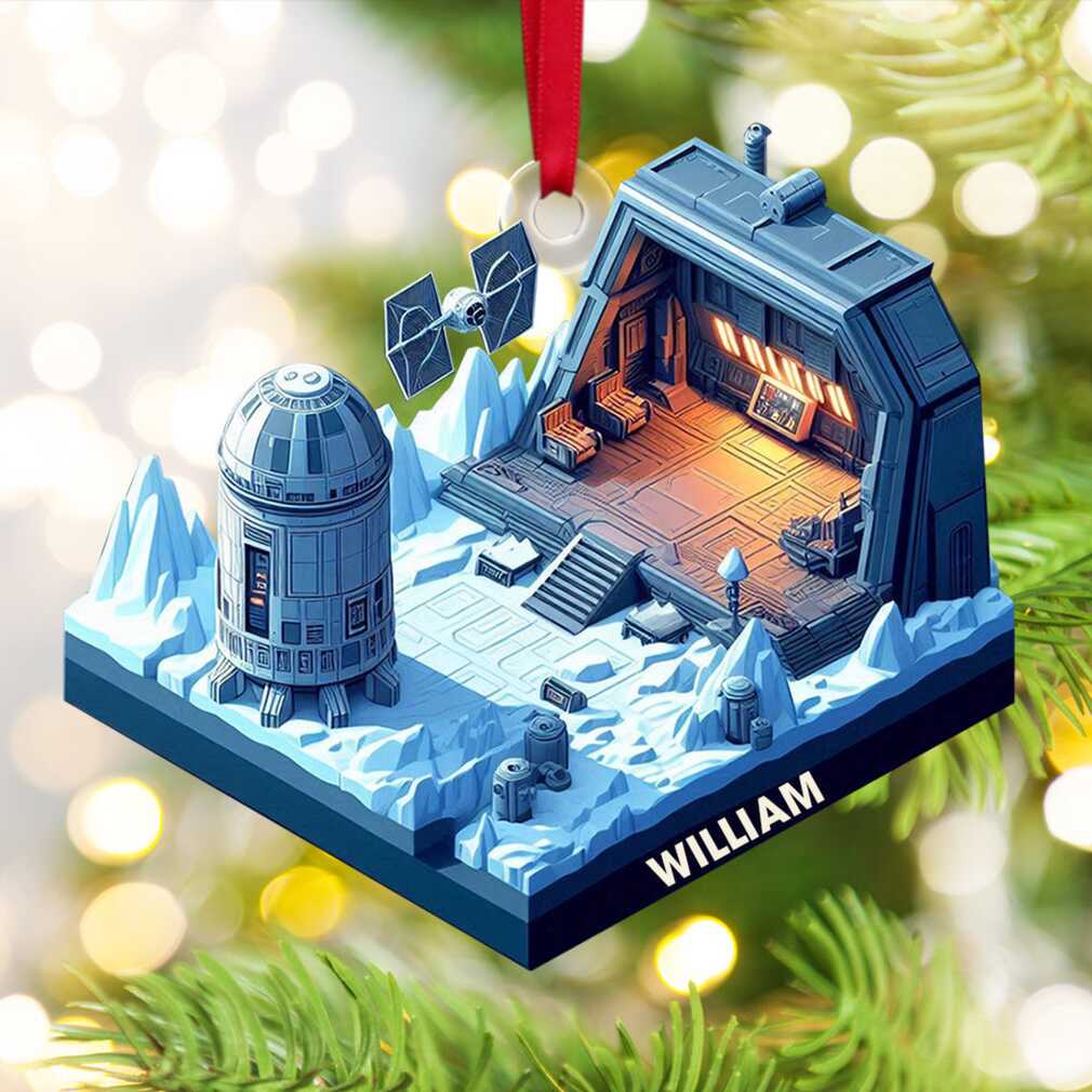 Personalized Star Wars Hoth Base Ornament Personalized Star Wars Hoth Base Ornament