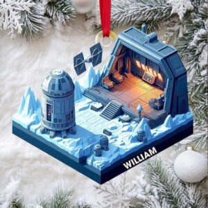 Personalized Star Wars Hoth Echo Base Ornament