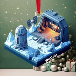 Personalized Star Wars Hoth Echo Base Ornament