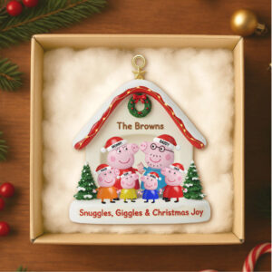 Personalized The Browns Family Christmas Ornament