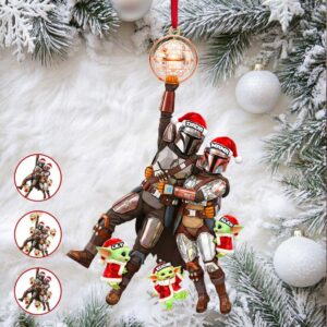 Personalized The Mandalorian Family Ornament