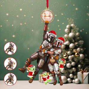 Personalized The Mandalorian Family Ornament