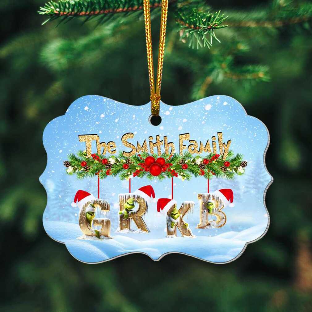 Personalized The Smith Family Christmas Ornament Personalized The Smith Family Christmas Ornament