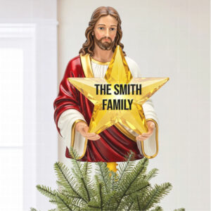 Personalized The Smith Family Christmas Tree Topper